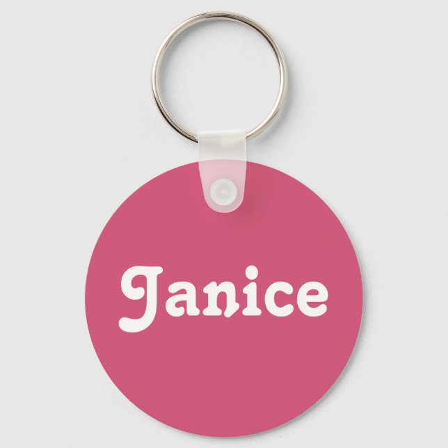 Chaveiro Key Chain Janice (Frente)