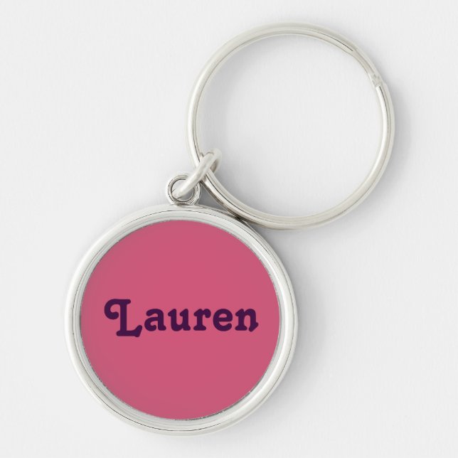 Chaveiro Key Chain Lauren (Frente)