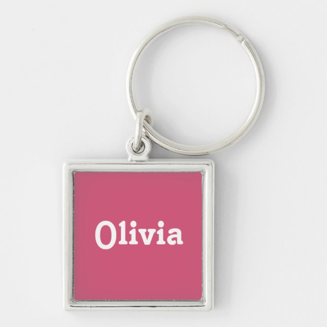 Chaveiro Key Chain Olivia (Frente)