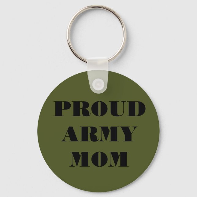 Chaveiro Key Chain Proud Army Mom (Frente)