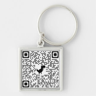 Chaveiro Key Chain QRCODE to Rickroll