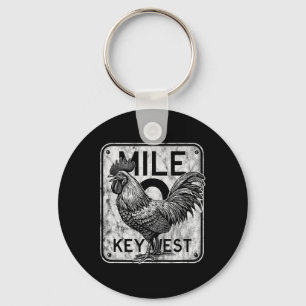 Chaveiro Key West Flórida Frango Retro Milha 0 Galo Dist
