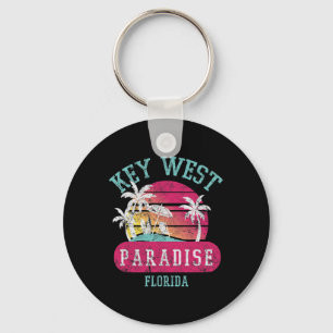 Chaveiro Key West Sunset Vintage Florida Novelty Art