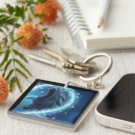 Chaveiro Keychain Bald Eagle Heart - Romantic Matching Soul