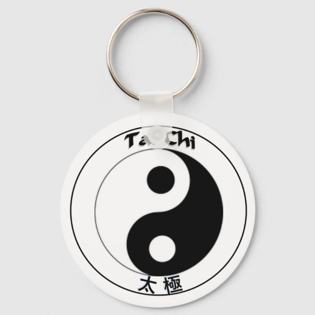 Chaveiro Keychain button Tai Chi Logo (Frente)