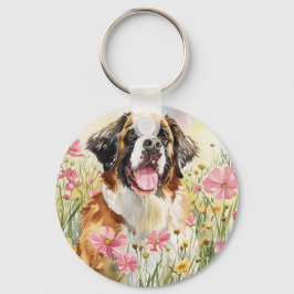 Chaveiro Keychain – Saint Bernard Dog Keychain