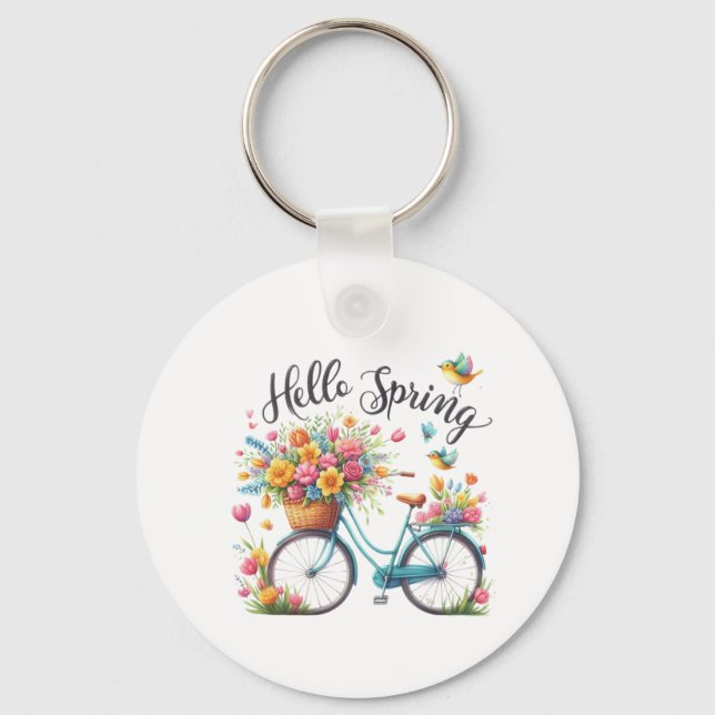 Chaveiro Keychain-Spring Floral Keychain (Frente)