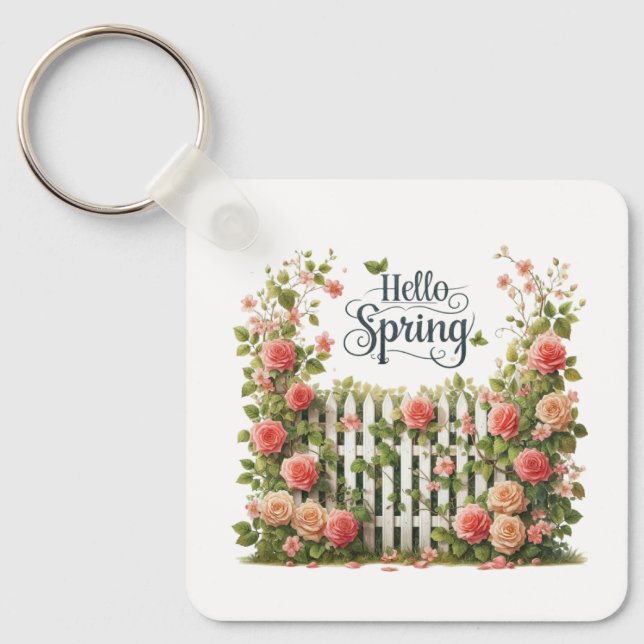 Chaveiro Keychain-Spring Floral Keychain (Frente)