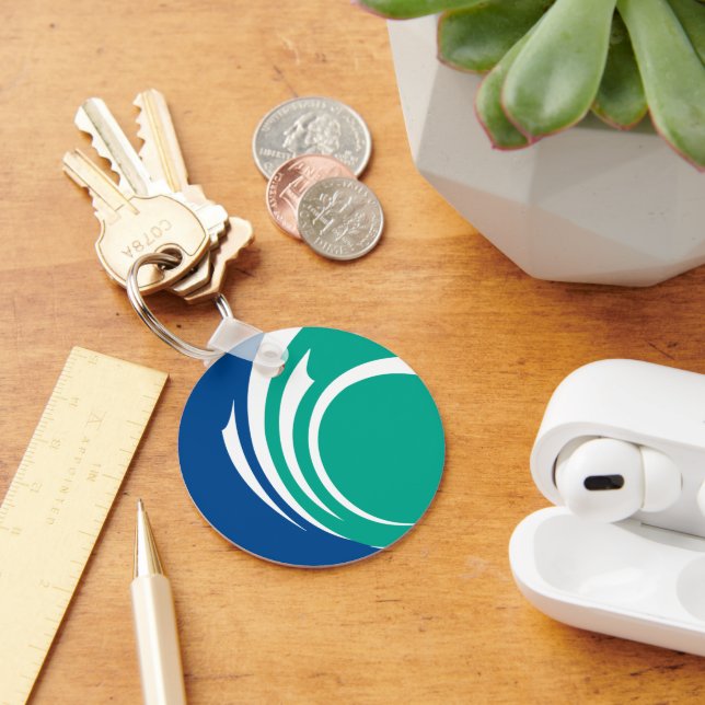 Chaveiro Keychain with Flag of Ottawa, Canada (Mesa)