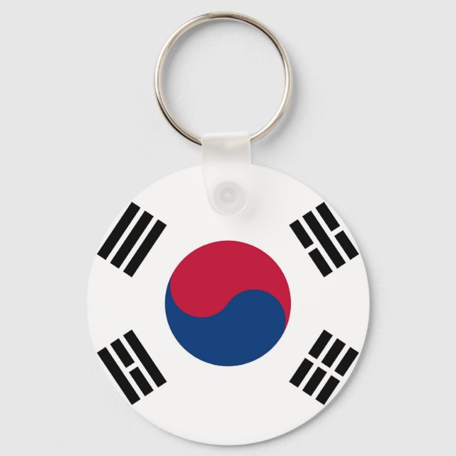 Chaveiro Keychain with Flag of South Korea (Frente)