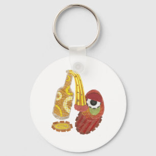 Chaveiro Keyring bêbedo da manga