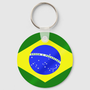 Chaveiro Keyring brasileiro da bandeira para brasileiros no