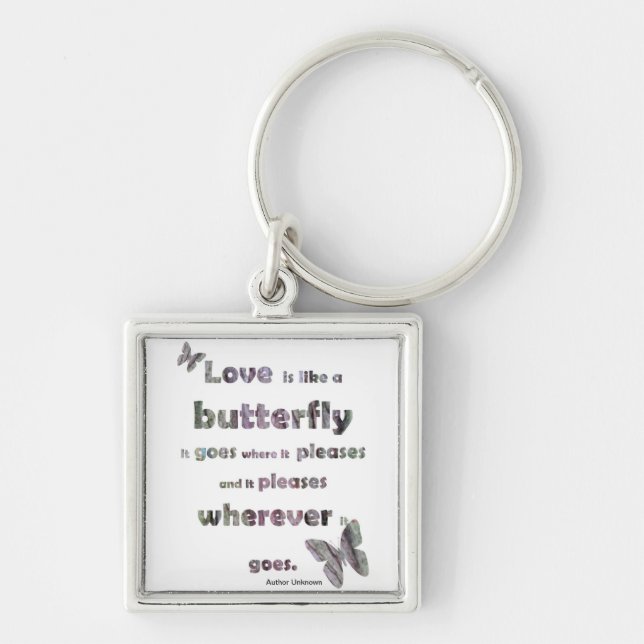 Chaveiro Keyring da borboleta (Frente)