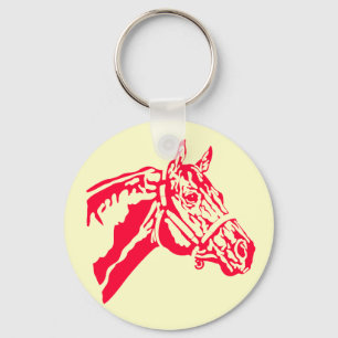 Chaveiro keyring da cabeça de cavalo