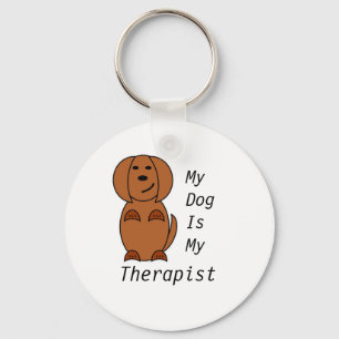 Chaveiro Keyring da terapia do cão