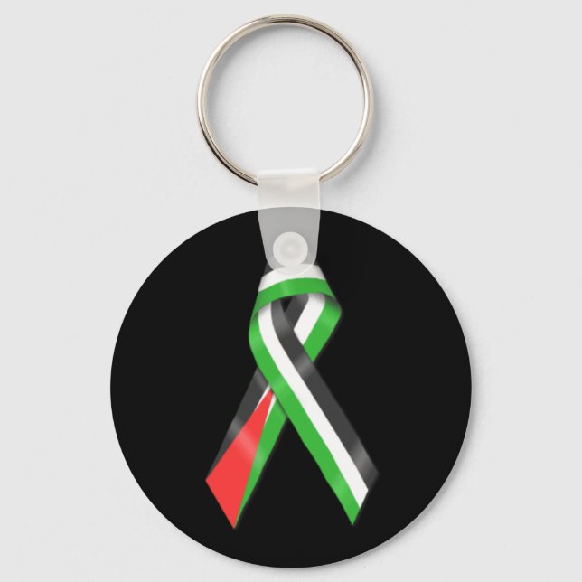 Chaveiro Keyring de bandeira da Palestina (Frente)