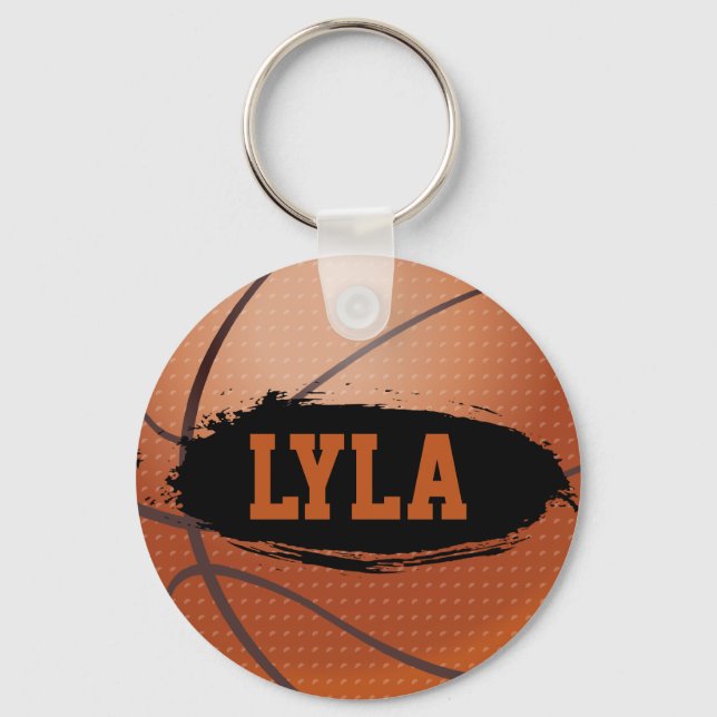 Chaveiro / Keyring de Basquete Personalizado Lyla (Frente)