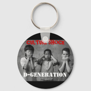 Chaveiro Keyring de choque de cultura do clube de PMS