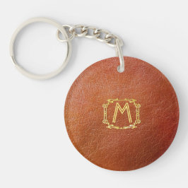 Chaveiro Keyring de couro personalizado do falso da foto