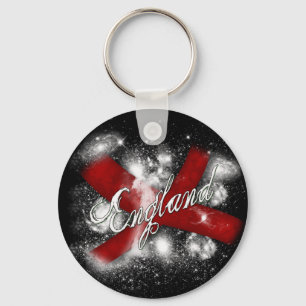 Chaveiro Keyring de Inglaterra, a cruz de St George do