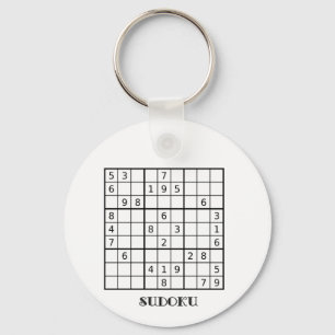 CHAVEIRO KEYRING DE SUDOKU