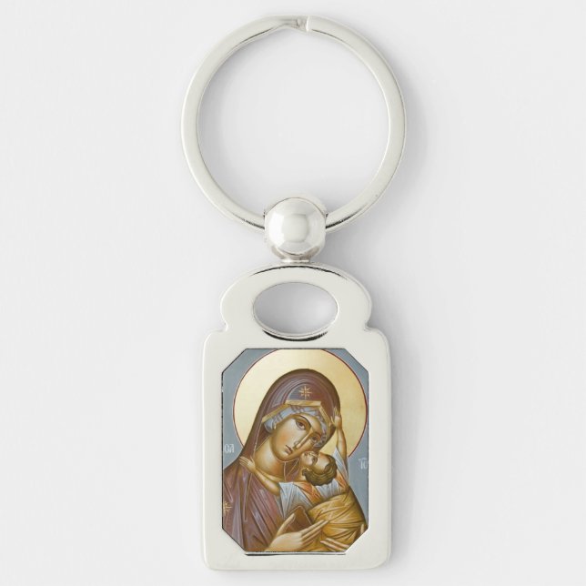 Chaveiro Keyring de Theotokos Kardiotissa (Frente)