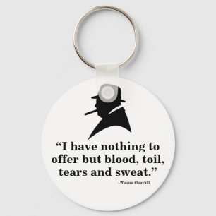 Chaveiro Keyring de Winston Churchill - citações 10