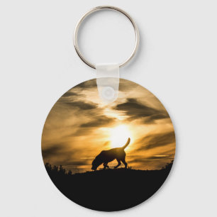 Chaveiro Keyring do cão de Labrador
