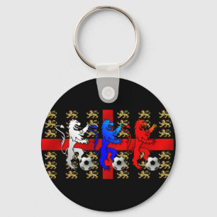 Chaveiro Keyring do carro de três jogadores de futebol dos