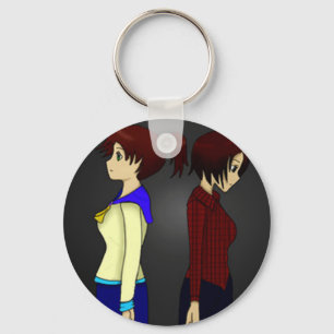 Chaveiro Keyring do design do Kat e do Tyra