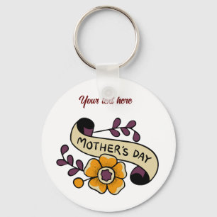 Chaveiro keyring do dia de as mães - personalize suas própr
