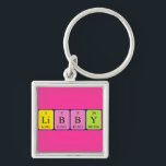 Chaveiro Keyring do nome da mesa periódica de Libby<br><div class="desc">Libby soletrou para fora como Li B B Y (ítrio do boro do boro do lítio) em um keyring para o cientista em você.</div>