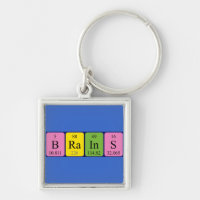 Keyring do nome da mesa periódica dos cérebros