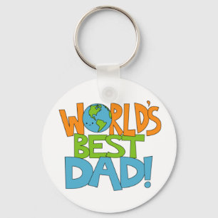 Chaveiro keyring do pai dos mundos o melhor