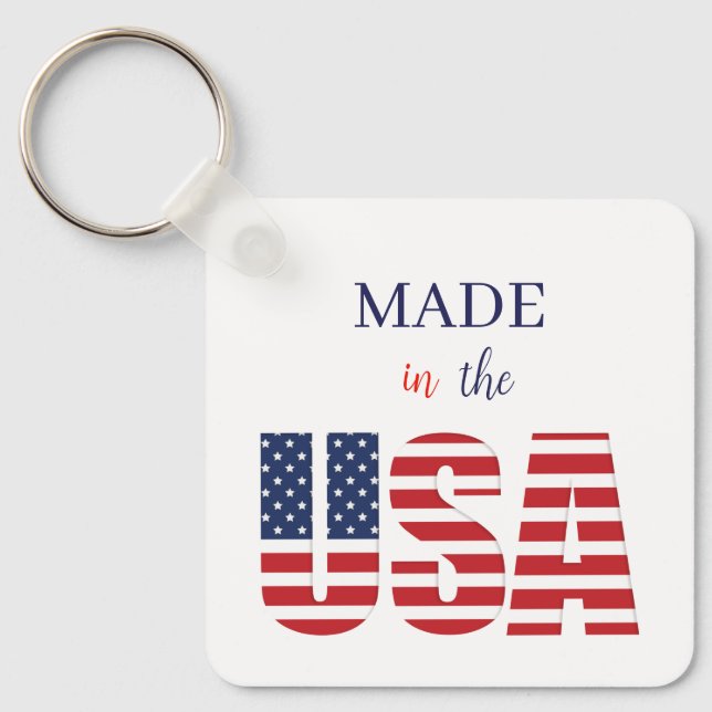 Chaveiro Keyring - Feito nos EUA (Frente)