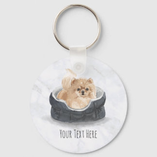 Chaveiro Keyring personalizado da Pomerânia
