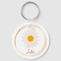 Keyring personalizado de margarida
