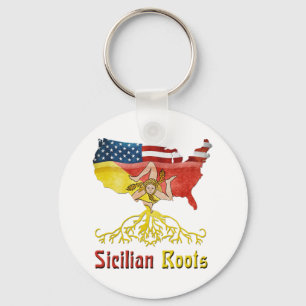 Chaveiro Keyring siciliano americano das raizes