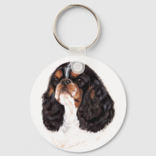 Chaveiro Keyring: Spaniel inglês do brinquedo (rei Charles