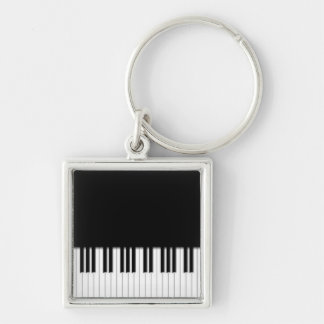 Chaveiro Keyring superior - o piano fecha o branco preto