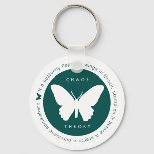 Chaveiro Keyring (verde) da teoria do caos