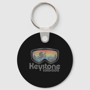 Chaveiro Keystone Colorado Ski Mountain Skiing Retro Vacati