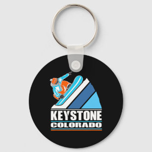 Chaveiro Keystone Colorado - Vintage Snowboarder