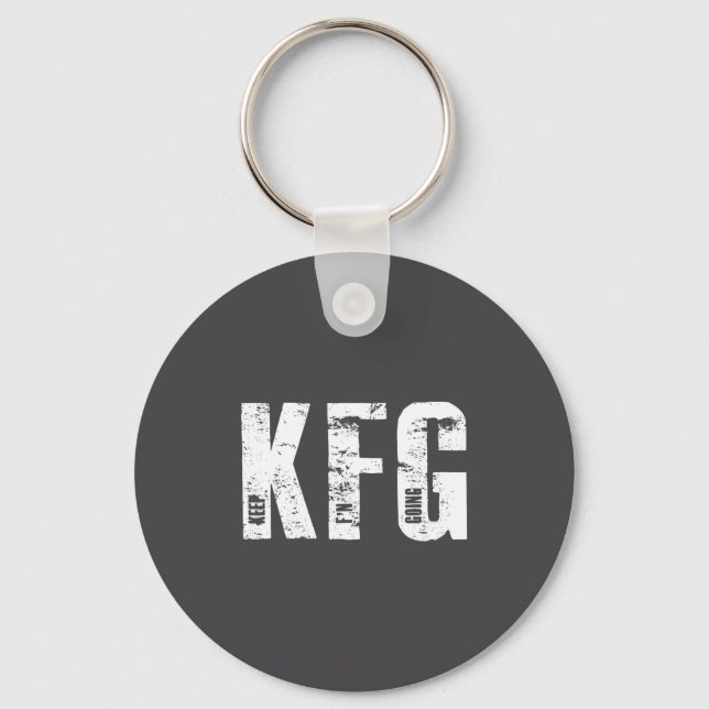 Chaveiro Kfg Keep F'n Going Military Style  (Frente)
