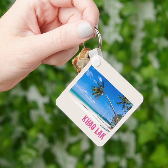 Chaveiro Khao Lak Phang-Nga Tailândia Praia Feriado do Pano (Mão)