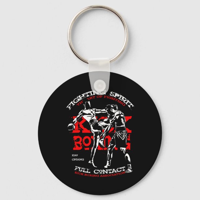 Chaveiro Kick Boxing Fighter Design For Mma Fans  (Frente)