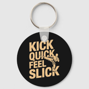 Chaveiro Kick Quick Slick - Karate Fighter Martial Art