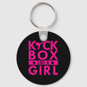 Chaveiro Kickbox Como Uma Garota Artes Marciais Kickboxing 