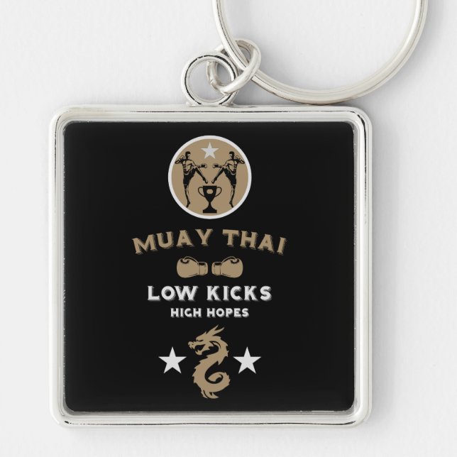 Chaveiro Kickboxer Muay Thai Esporte (Frente)