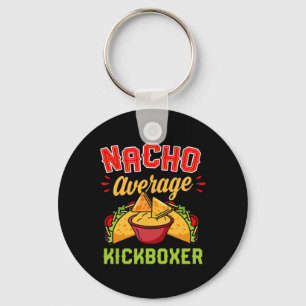 Chaveiro Kickboxer Não Médio Camiseta Engraçada de Kickboxi